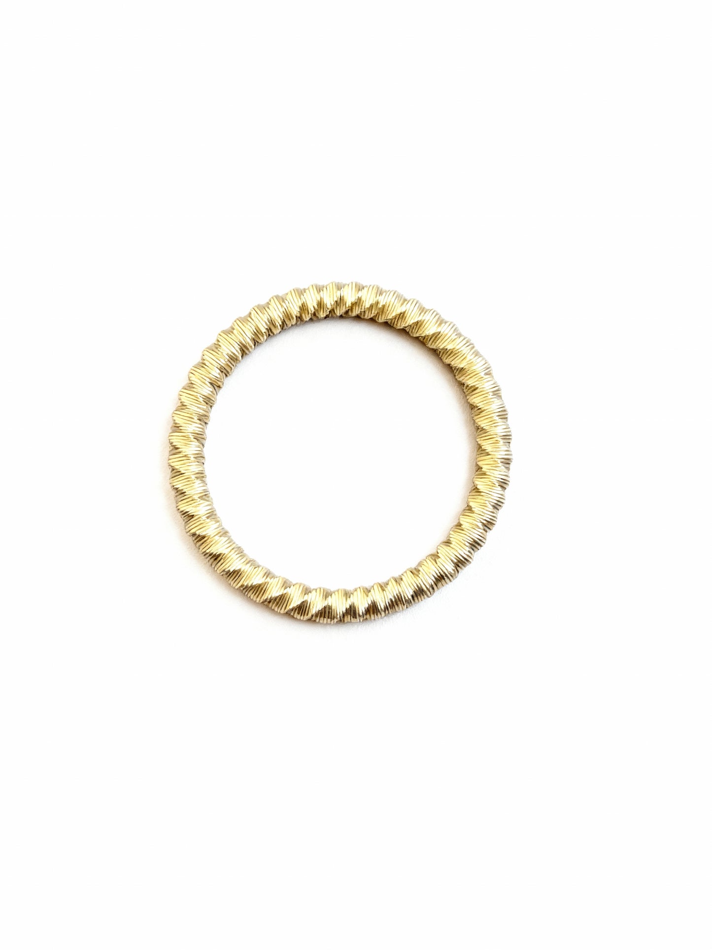 The Croissant Textured Bangle