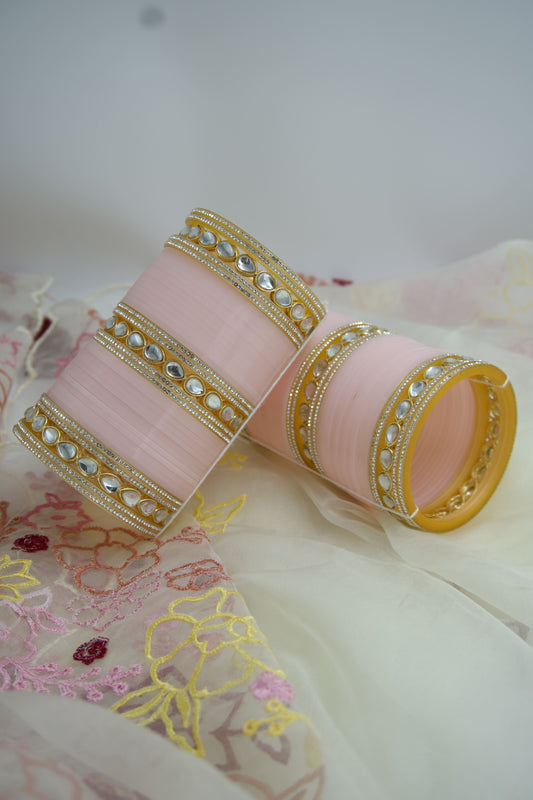 Gulabi Swarn Bridal Chura