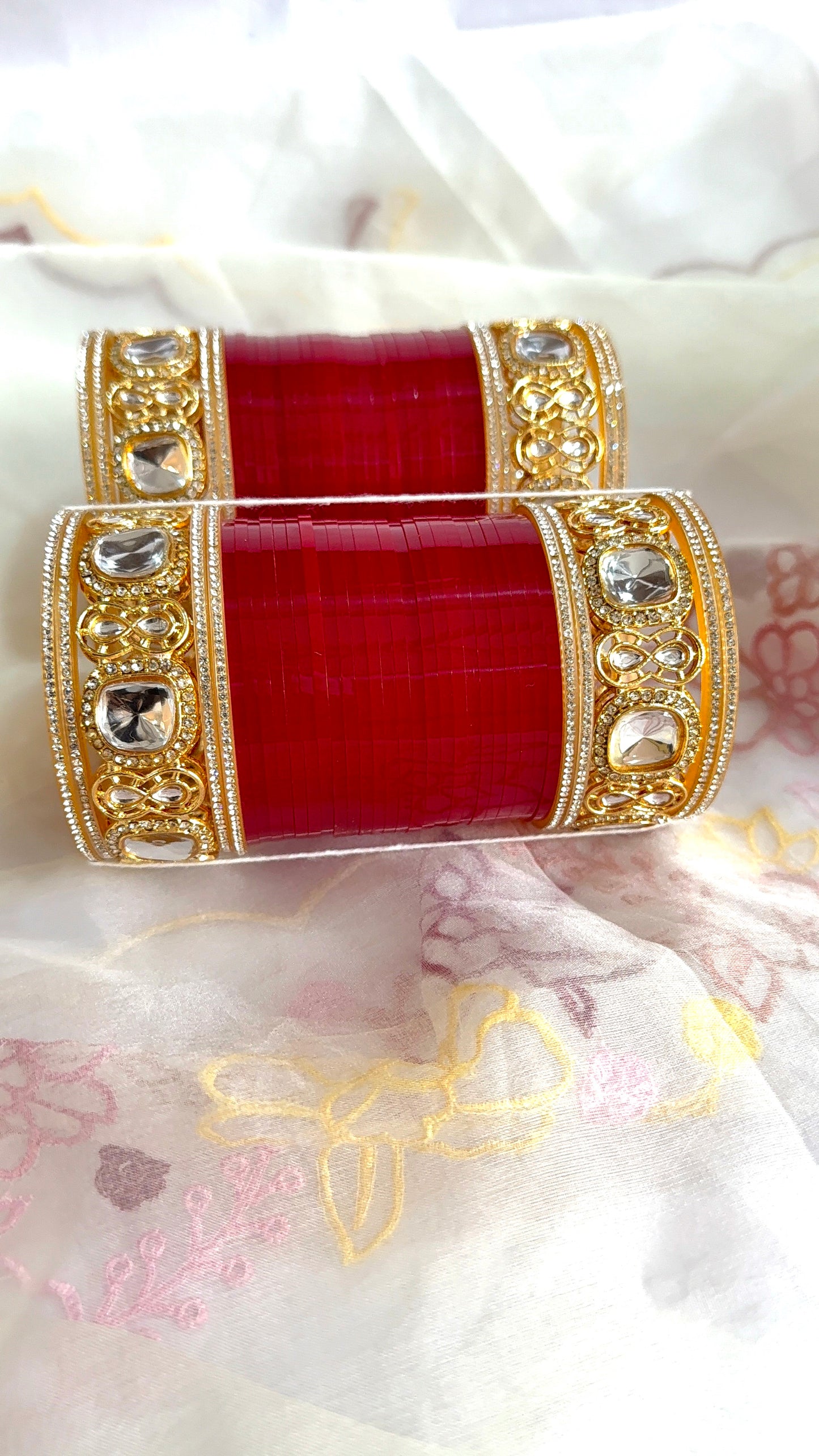 Maroon Kiran Wedding Chura