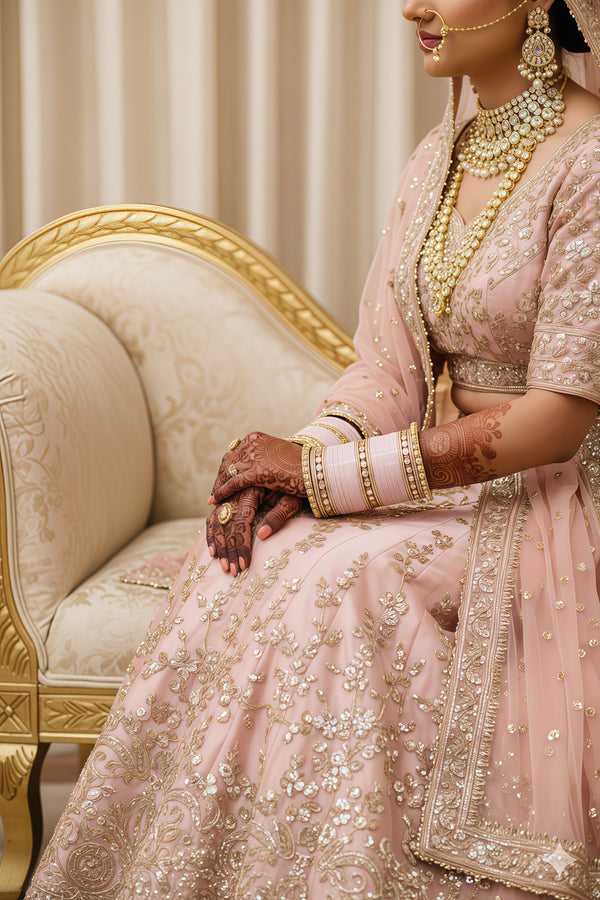 Gulabi Swarn Bridal Chura