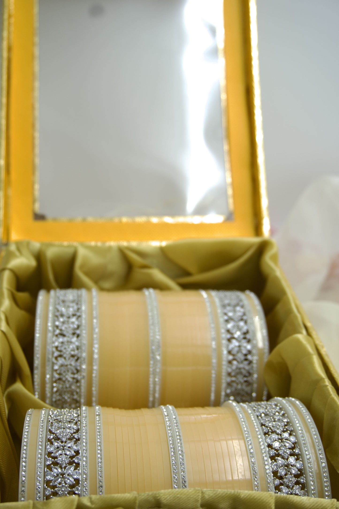 Chandani Chura With AD Bangles