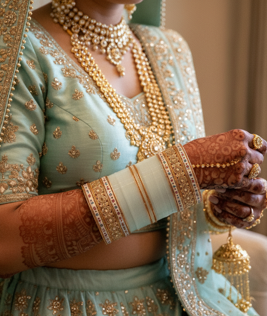 Pearl Whisper Bridal Chura