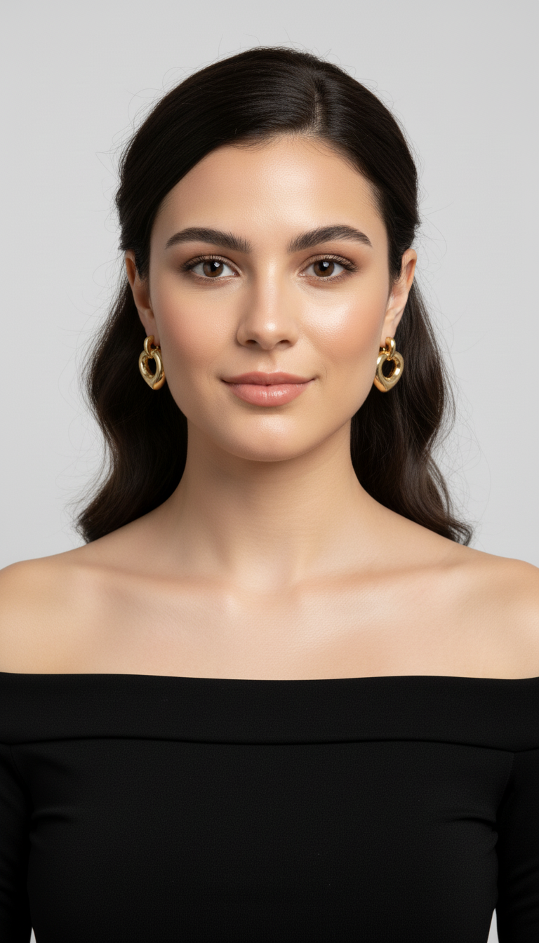 The Amore Puffy Heart Earrings