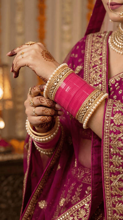 Noorina – Blush Pearl Bridal Chura